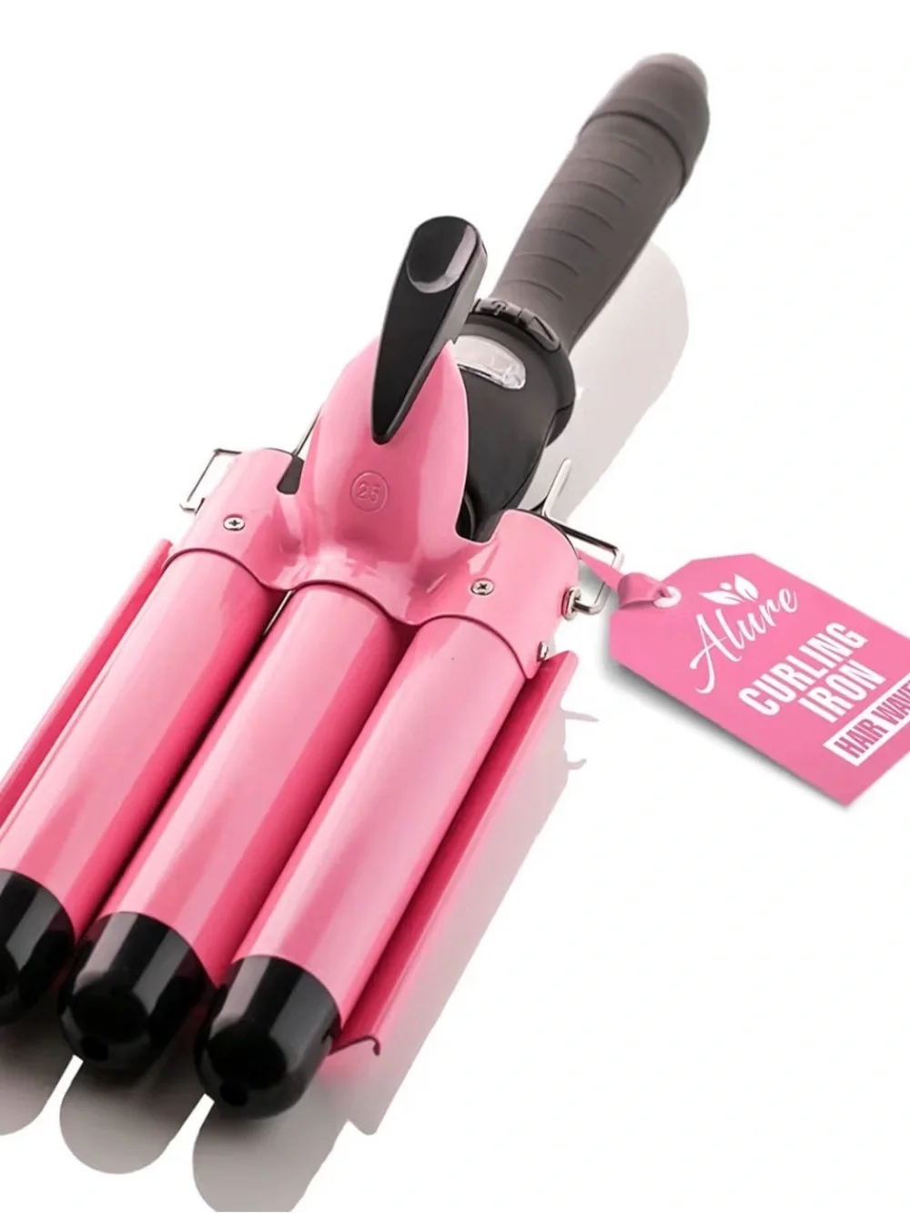 Pink Triple Barrel Crimping Iron - Like New